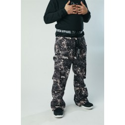 BRETHREN APPAREL ACCESS CARGO PANTS - BLEACHED